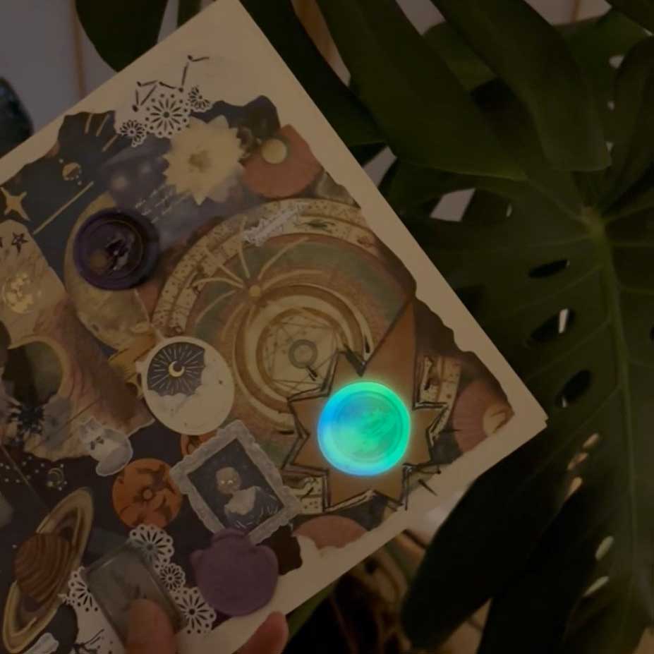 glow in the dark wax seal beads fiona ariva australia