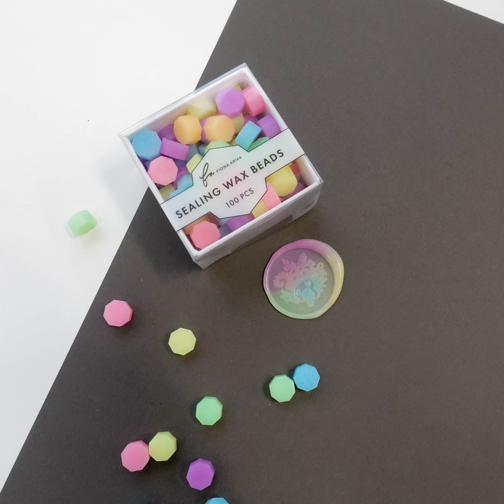 glow in the dark wax seal beads fiona ariva australia