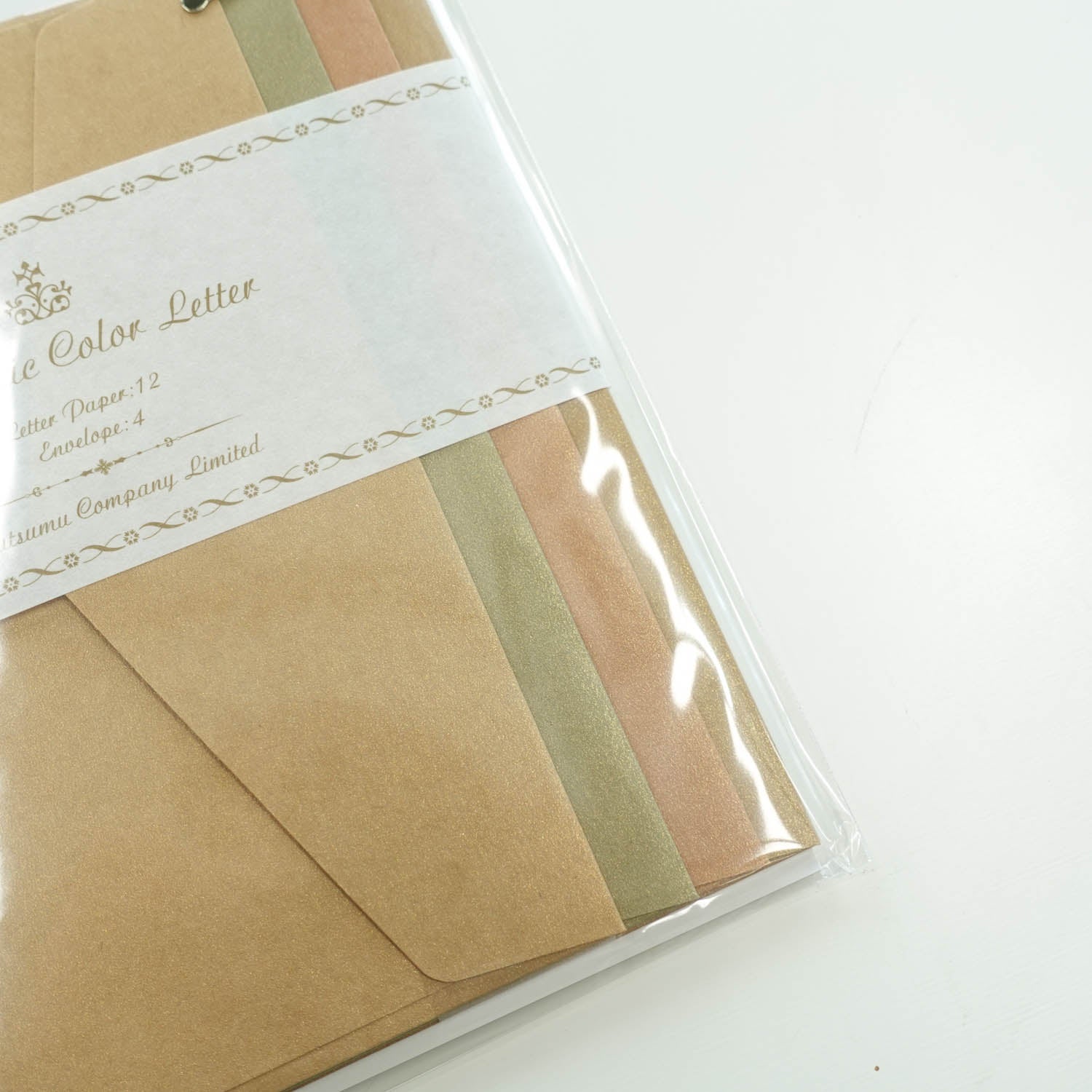 Gold | 'Nostalgic Color Letter' Letter Writing Set