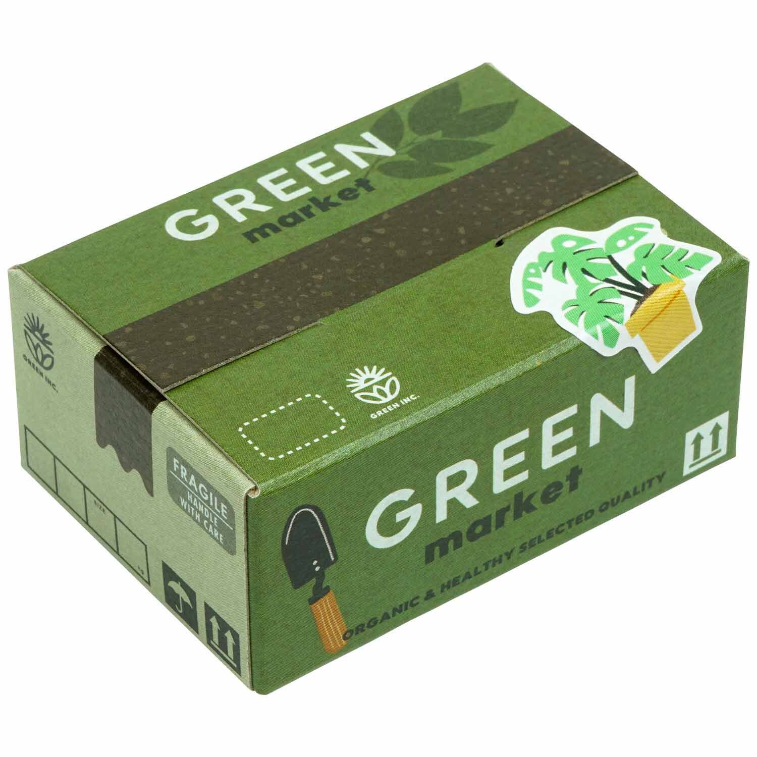 Green Market | Small Box of Japanese Flake Stickers | Haco Seal