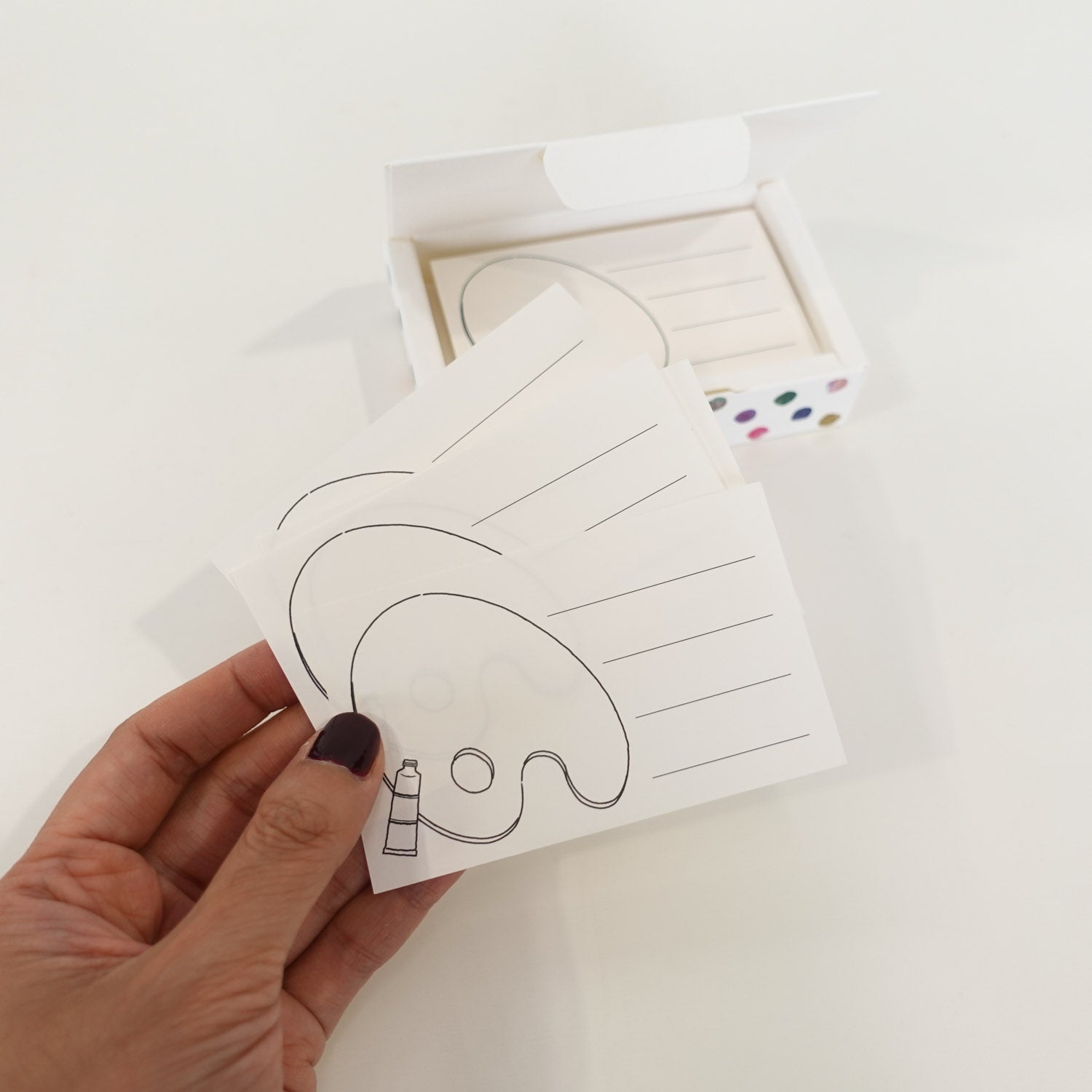 Iroful Ink Cards | Ink Swatch Cards for Fountain Pen, Paints, Calligraphy