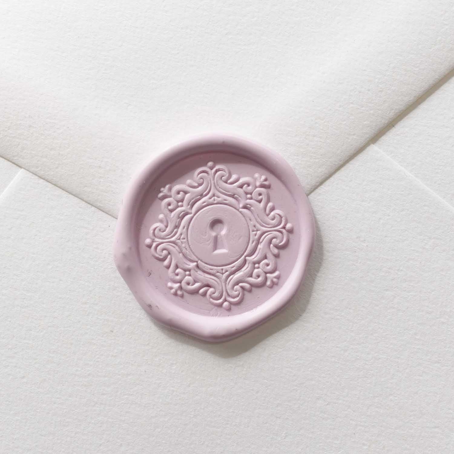 Keyhole wax seal stamp, wax seal kit or stamp head fiona ariva