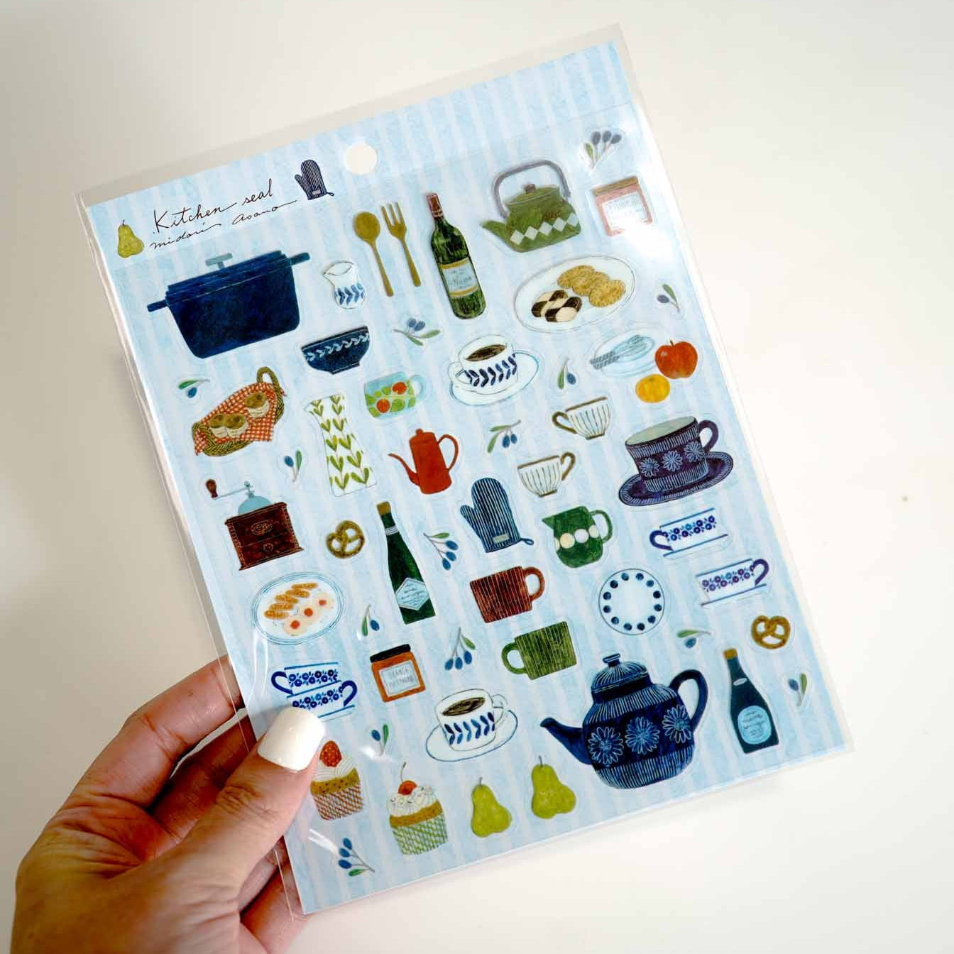 Kitchen Seal 'Midori Asano' Cozyca Stickers Sheet