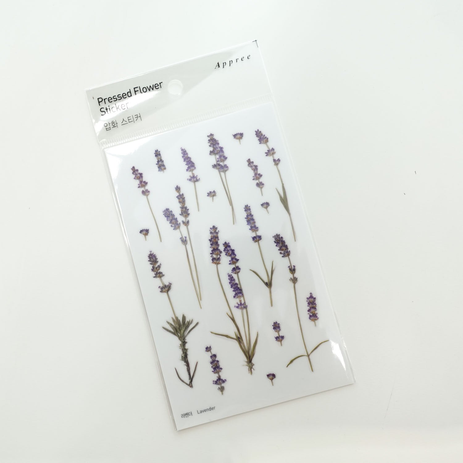 Lavender | World Craft Pressed Flower Stickers Sheet