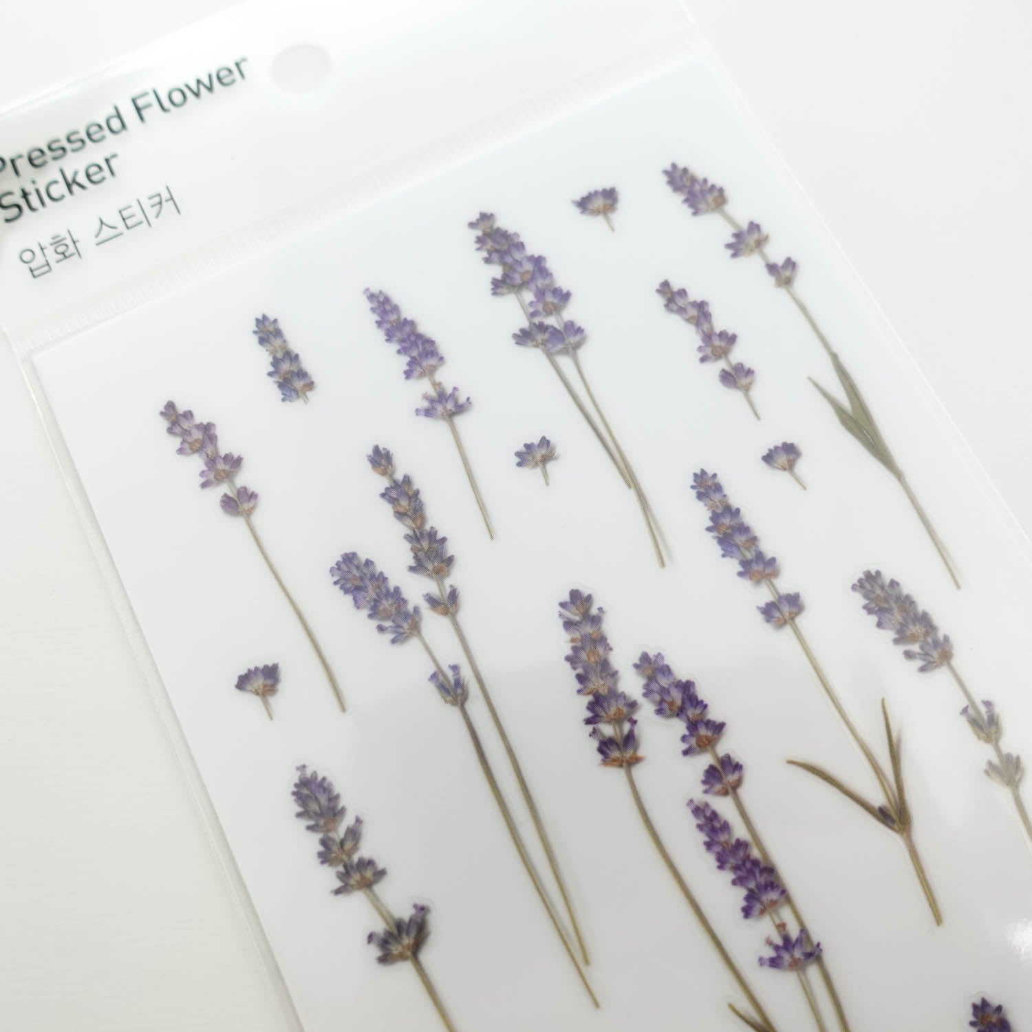 Lavender | World Craft Pressed Flower Stickers Sheet