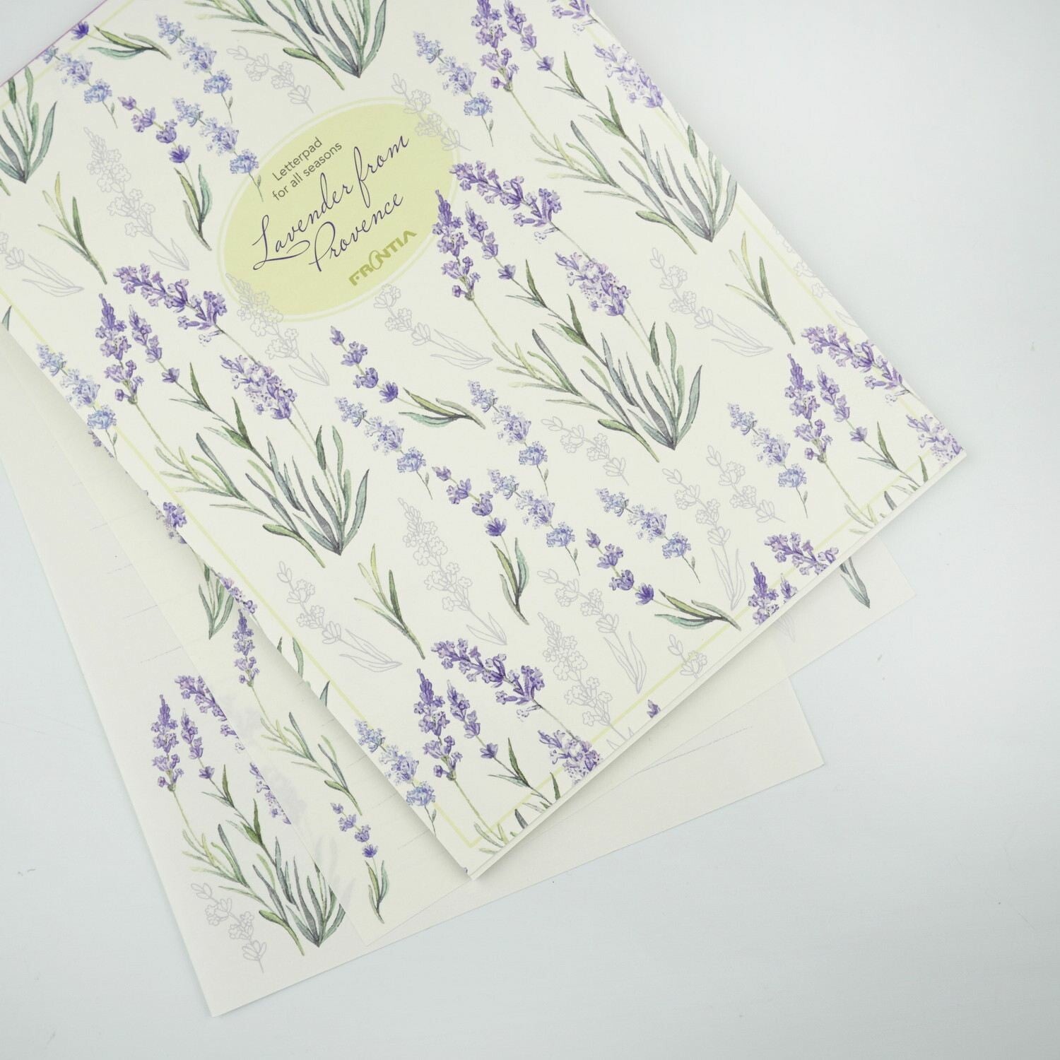 lavender letter writing set