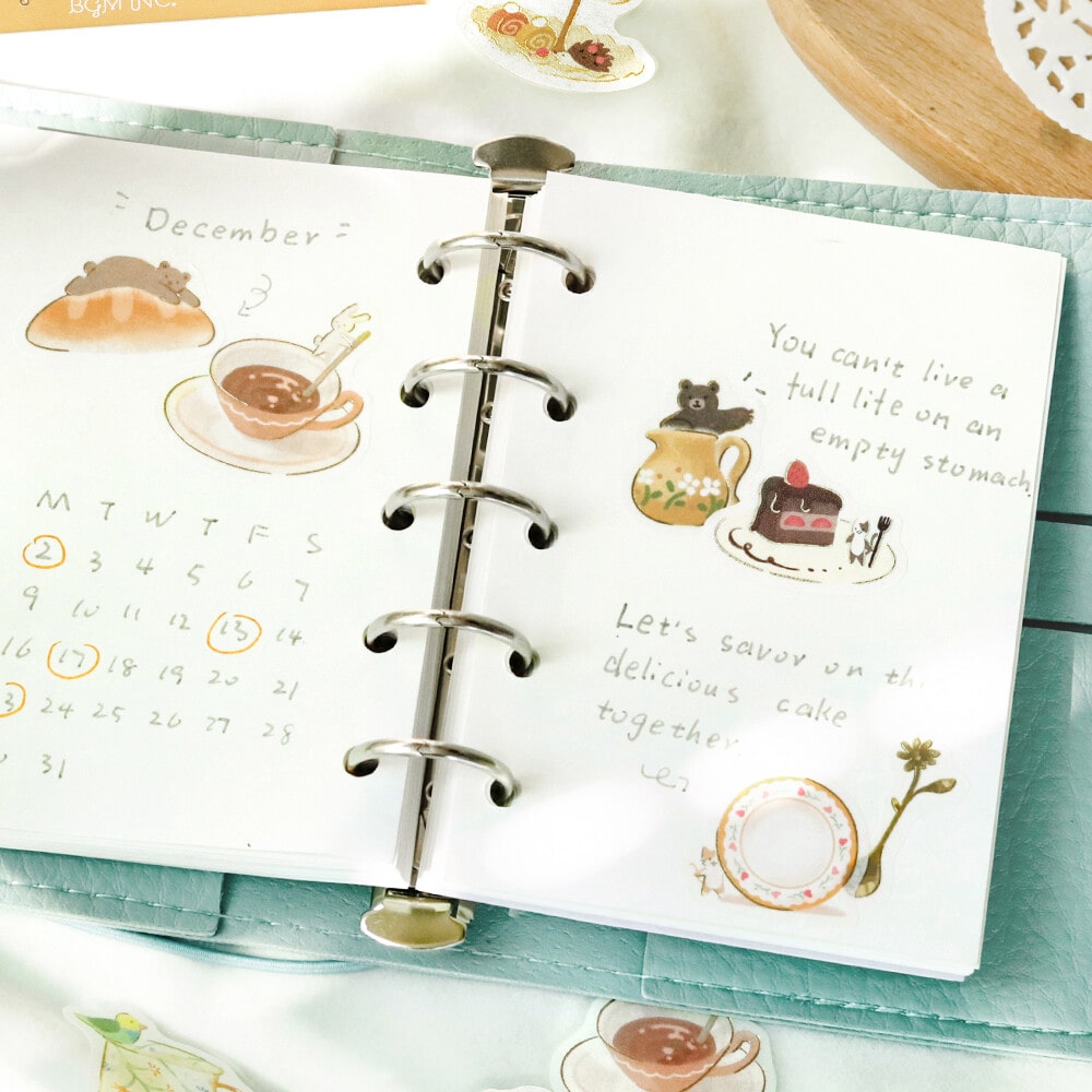 Let's Dance - Yellow | Afternoon Tea | Planner Flake Stickers | BGM