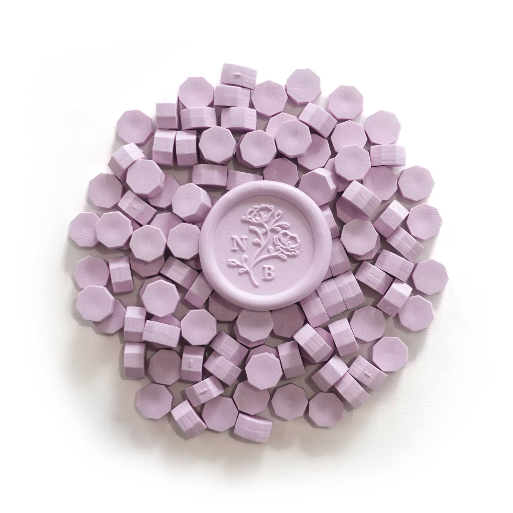 Lilac 100pcs sealing wax beads