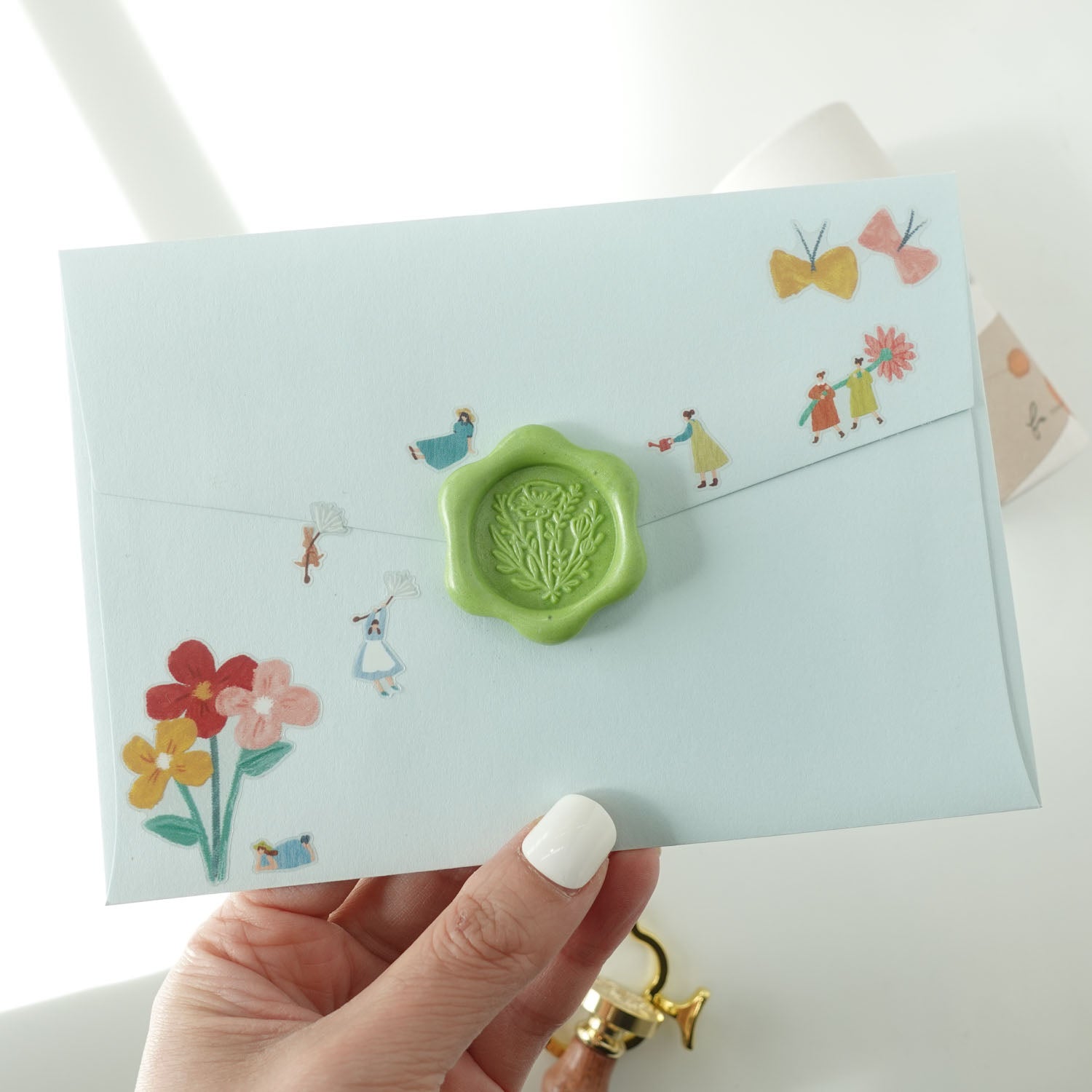 Picking Flowers Gardening | Little People 'Secret Friends' Stickers Sheet