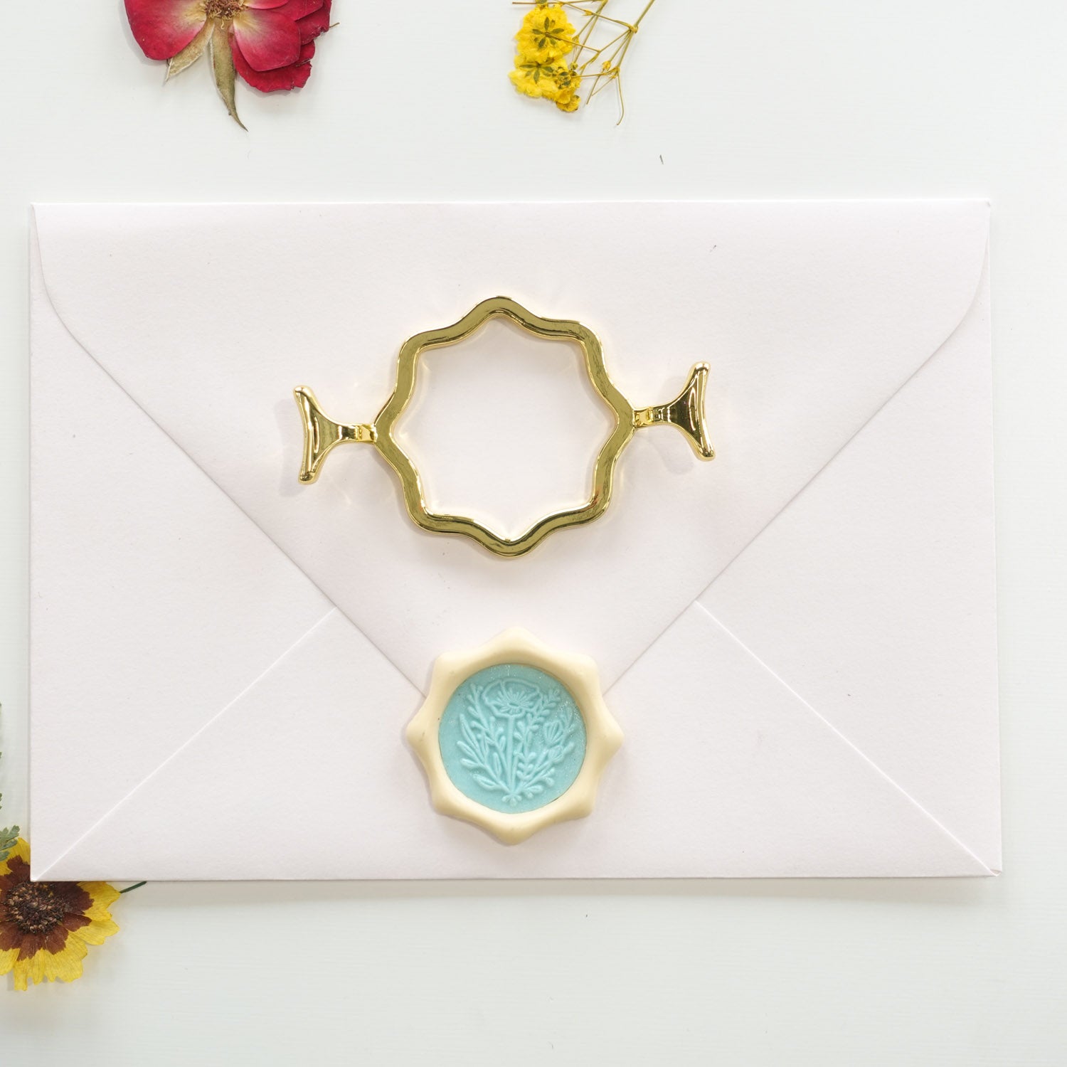 Wax Seal Metal Ring Mould - Medallion