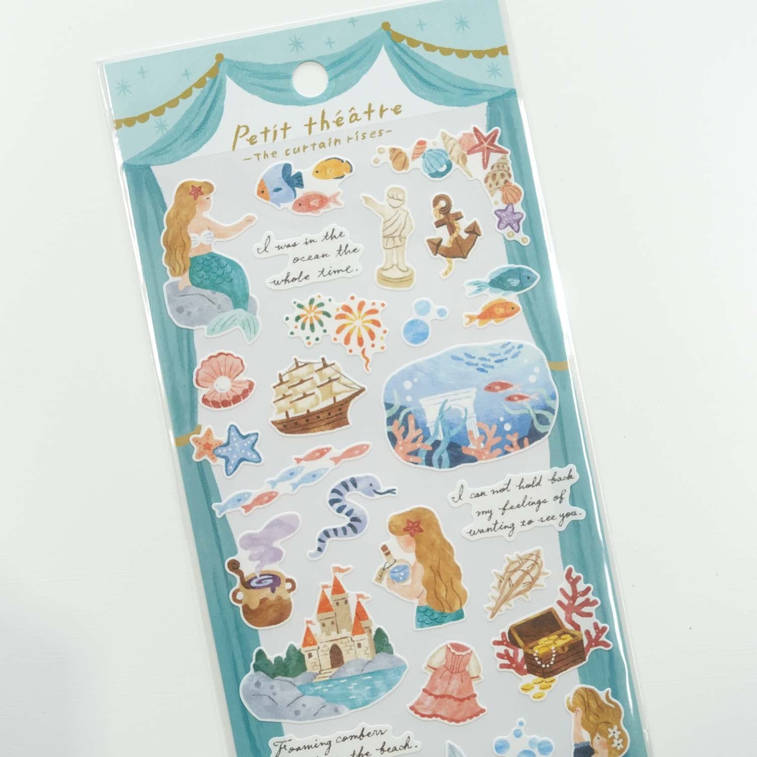 Mermaid Under The Sea 'Petit Theatre' Stickers Sheet