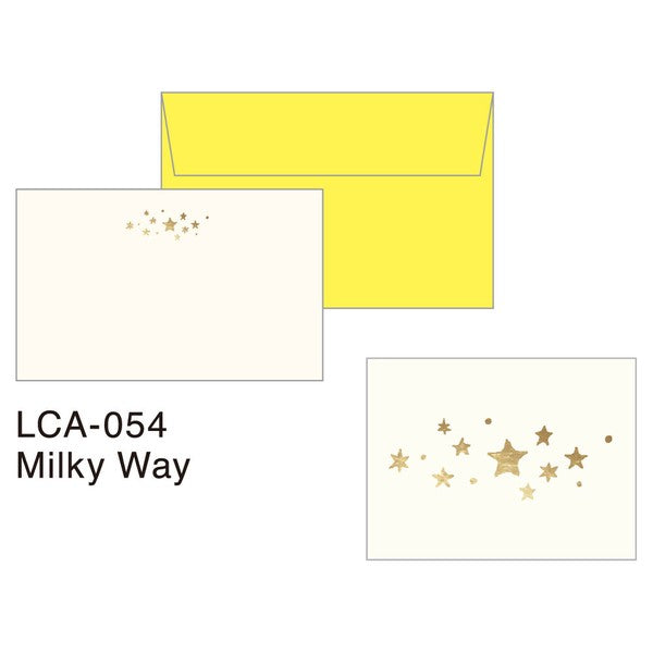 Milky Way Gold Foil Mini Message Card Set | Lucia