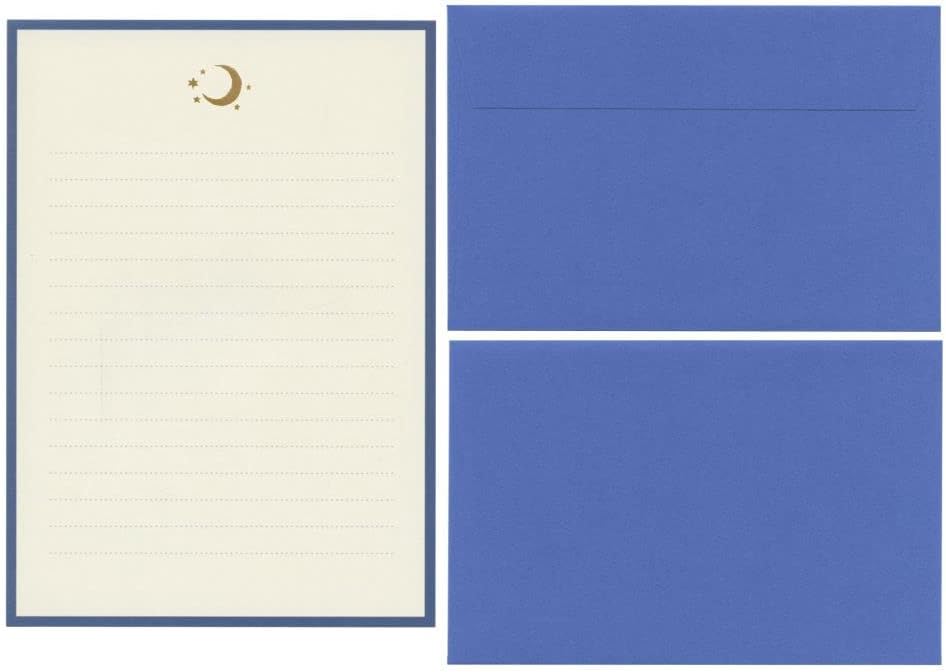 Moon & Stars Gold Foil Lucia Letter Writing Set
