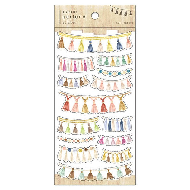 Multi Tassel | 'Room Garland' Sticker Sheet
