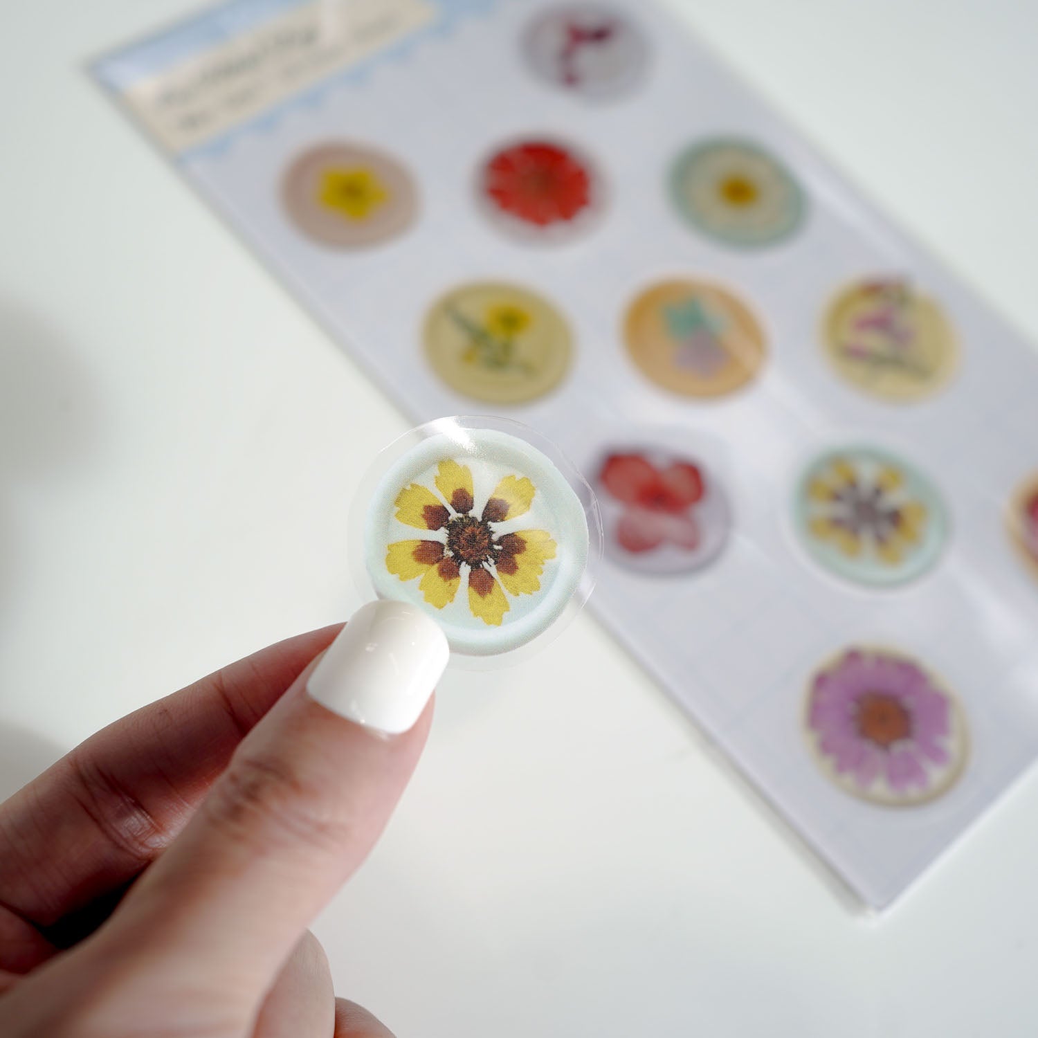 One Floral Day 'Wax Seal' Stickers Sheet | Fiona Ariva