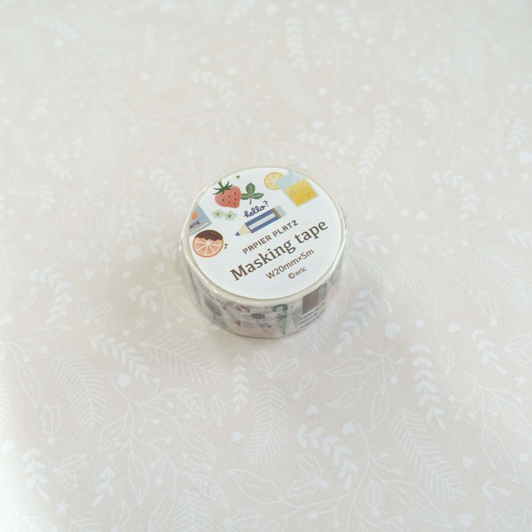 Fruit & Snacks | Washi Tape | Eric Small Things x Papier Platz