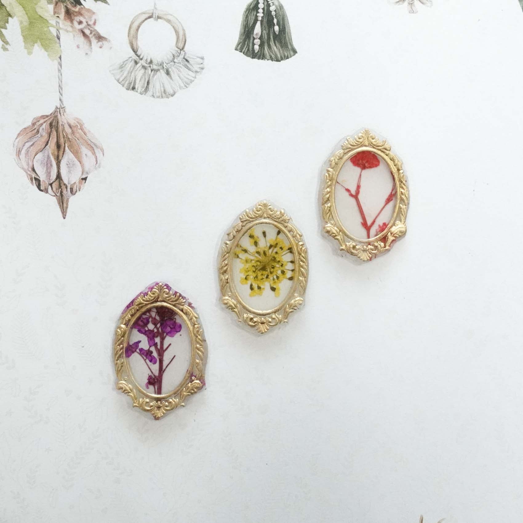 Pressed Dried Flowers Pack - Yellows