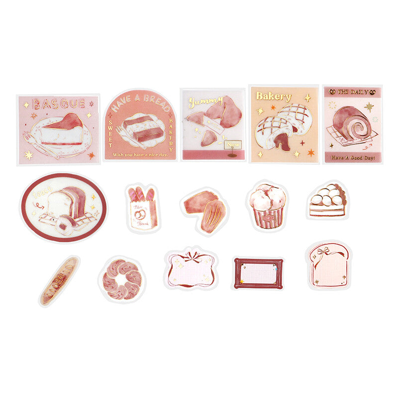 Pink Bakery | Holiday Store Tour | Planner Flake Stickers | BGM