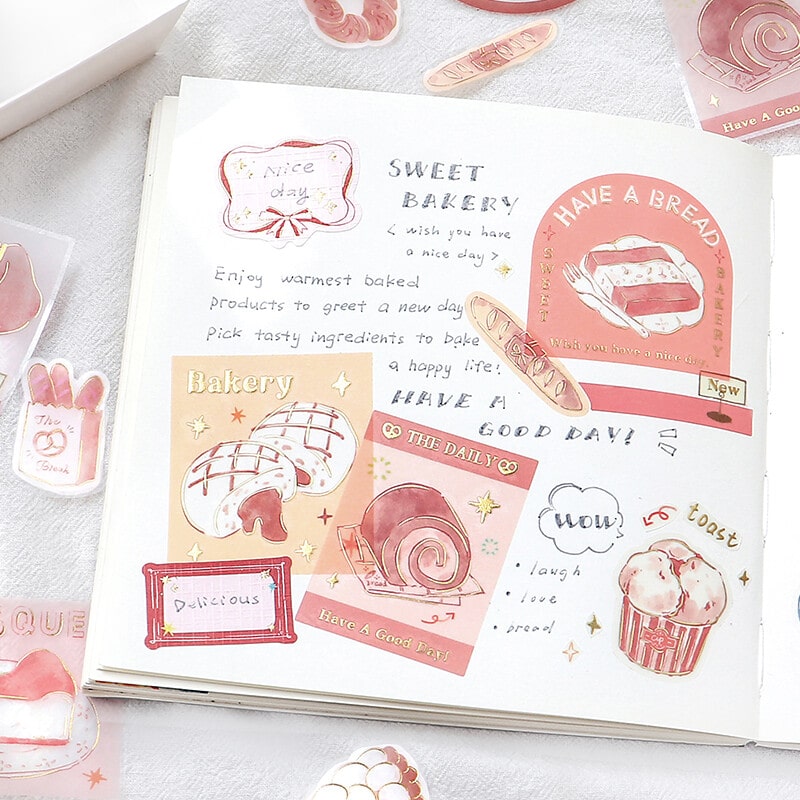 Pink Bakery | Holiday Store Tour | Planner Flake Stickers | BGM