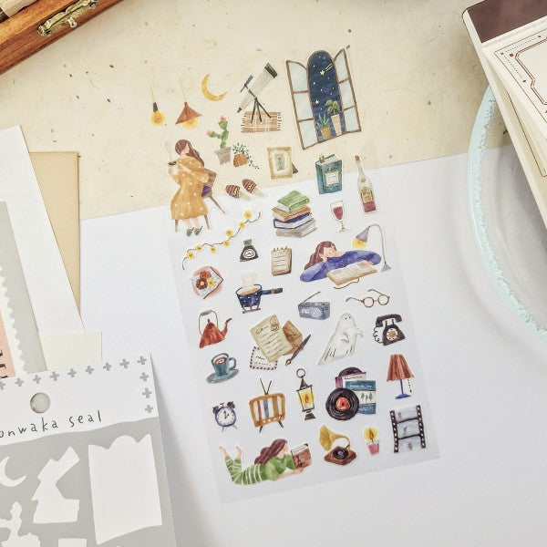 Staying Up Late 'Honwaka Seal' Sticker Sheet