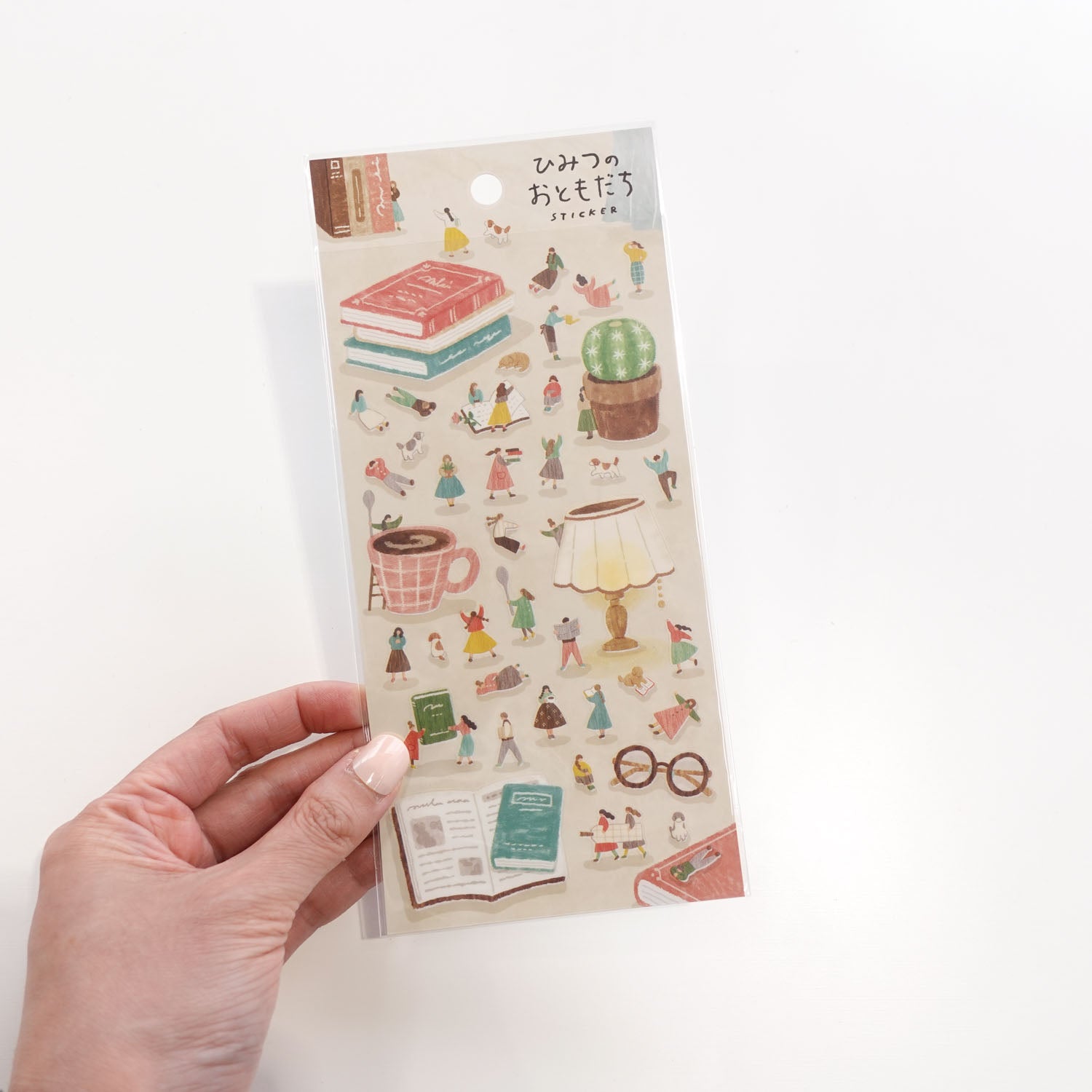 Reading Books | 'Little People Secret Friends' Stickers Sheet