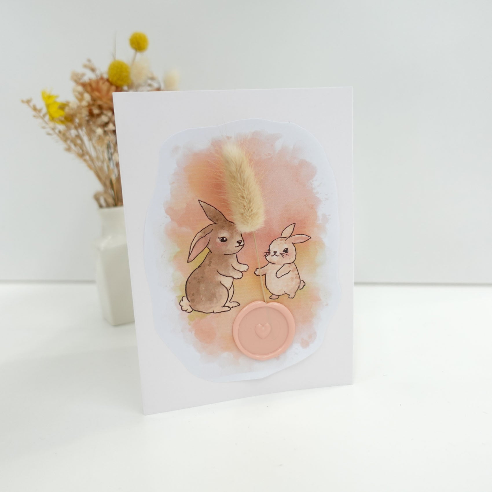 Bunny Rabbit Downloadable Greeting Card