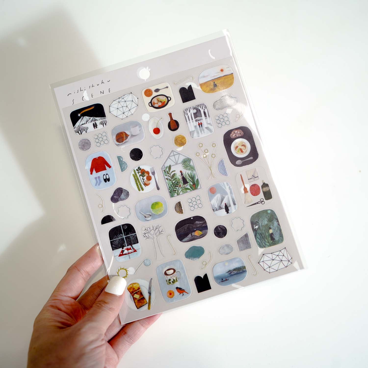 Scene Life 'Nishishuku' Cozyca Stickers Sheet