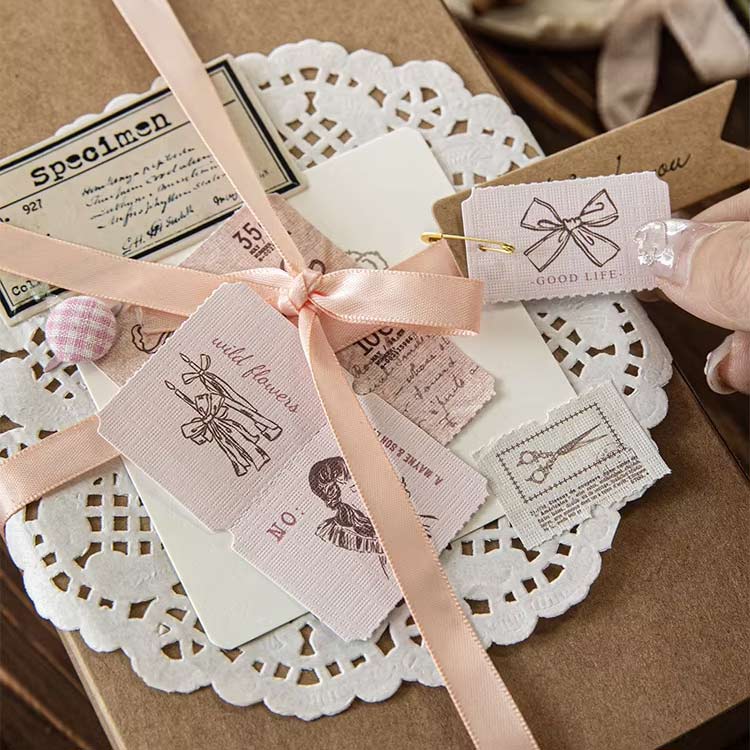Sewing Handwork Perforated Ticket 'Bill Favourites' Flake Stickers