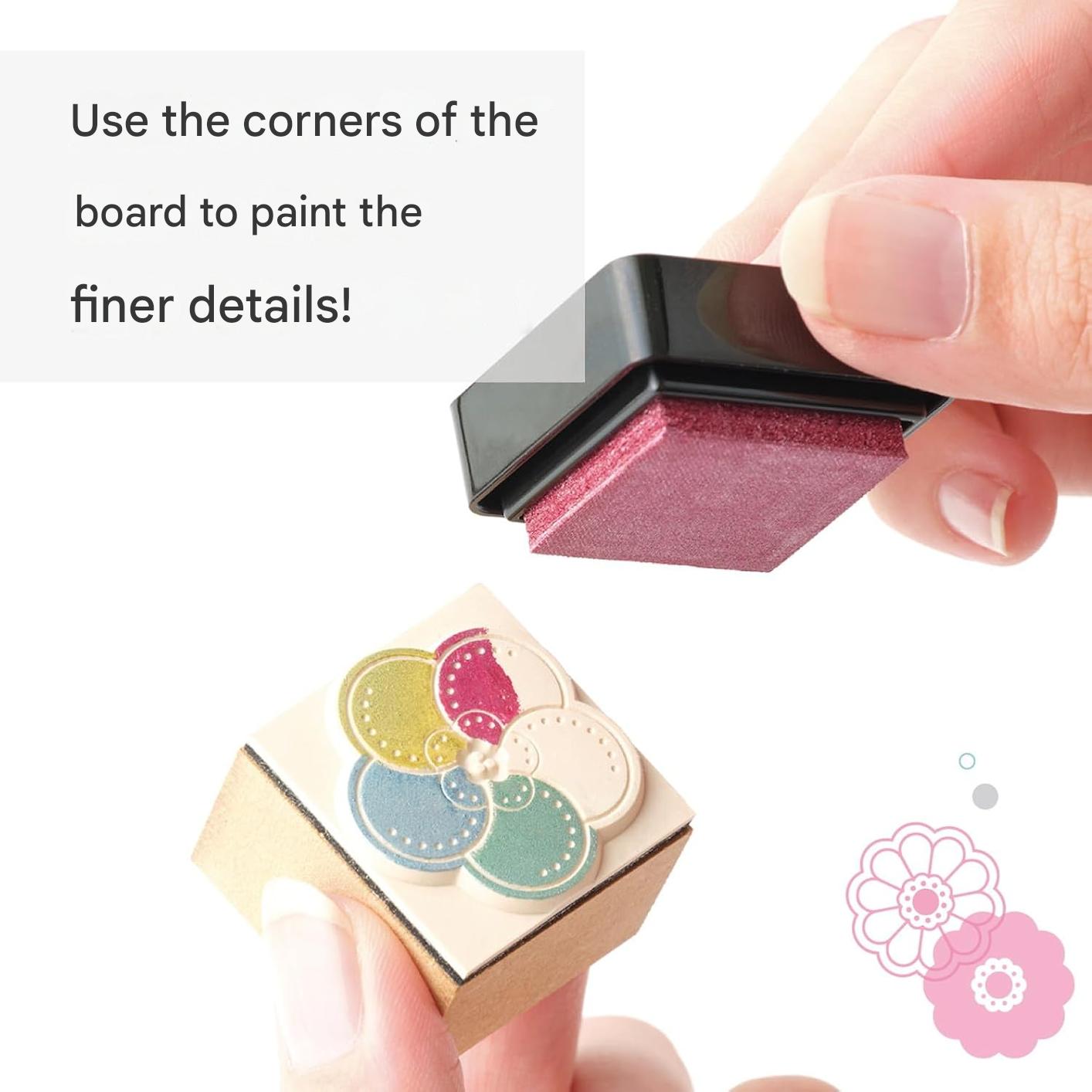 Shachihata 'Iromoyo Kosai Glow Warabe' Series Mini Stamp Ink Pad