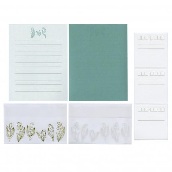 Sucre Letter Writing Set Lily of the Valley