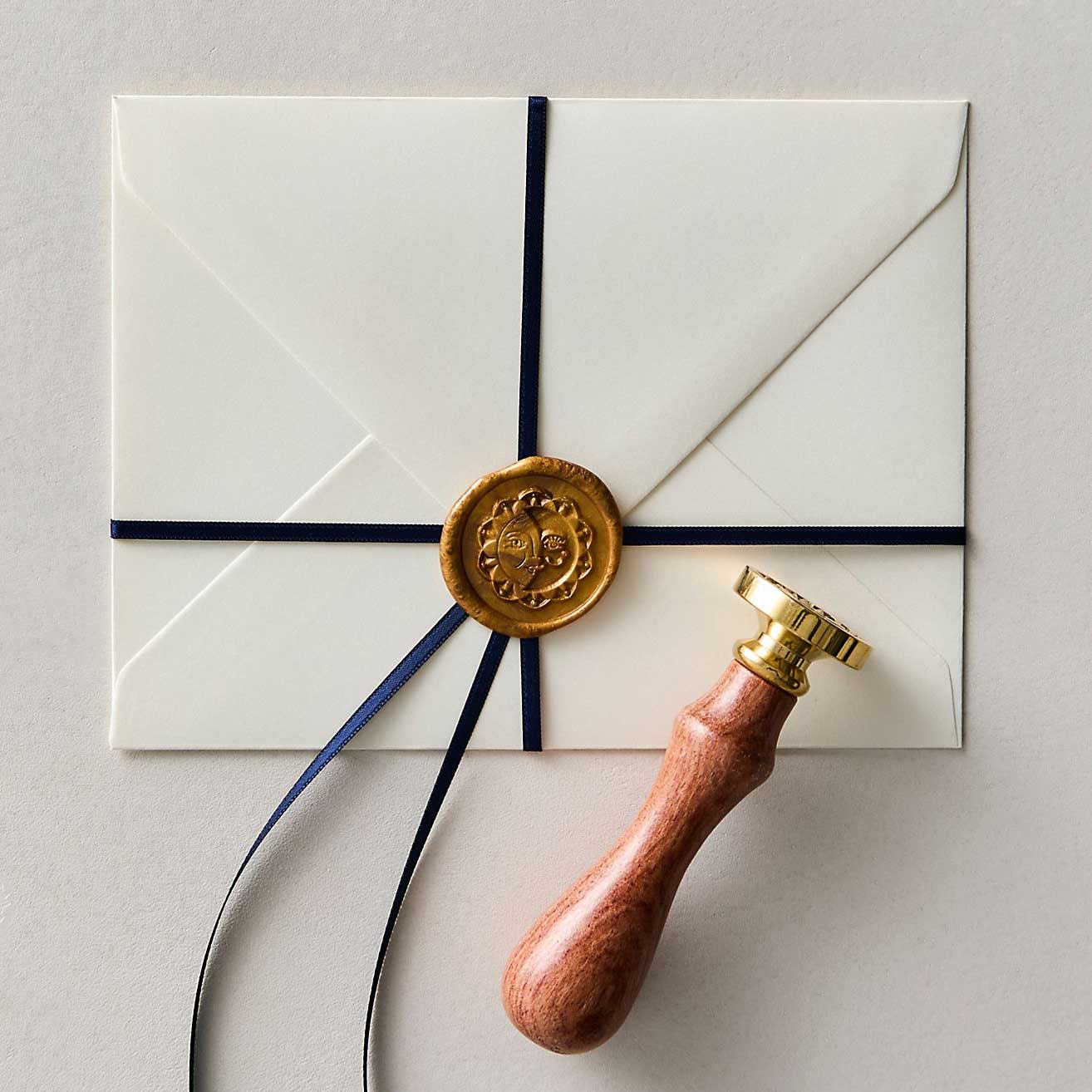 sun & moon wax seal stamp fiona ariva