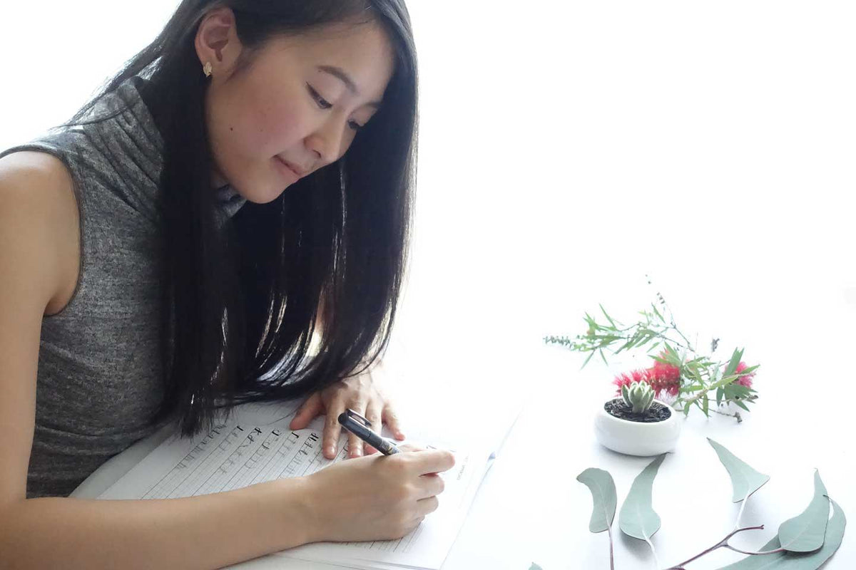 Brush pen lettering and calligraphy supplies