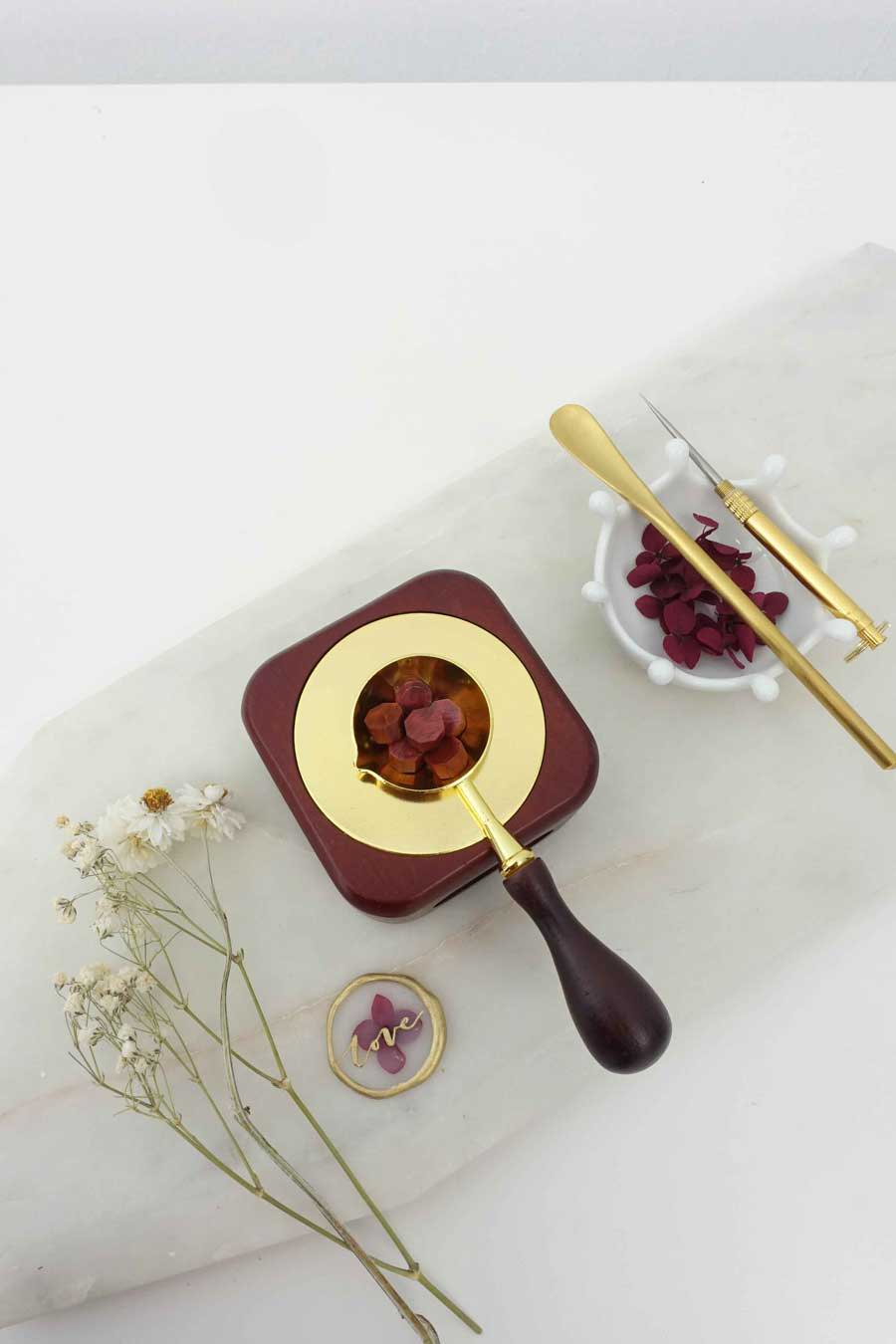 Wax sealing accessories and tools
