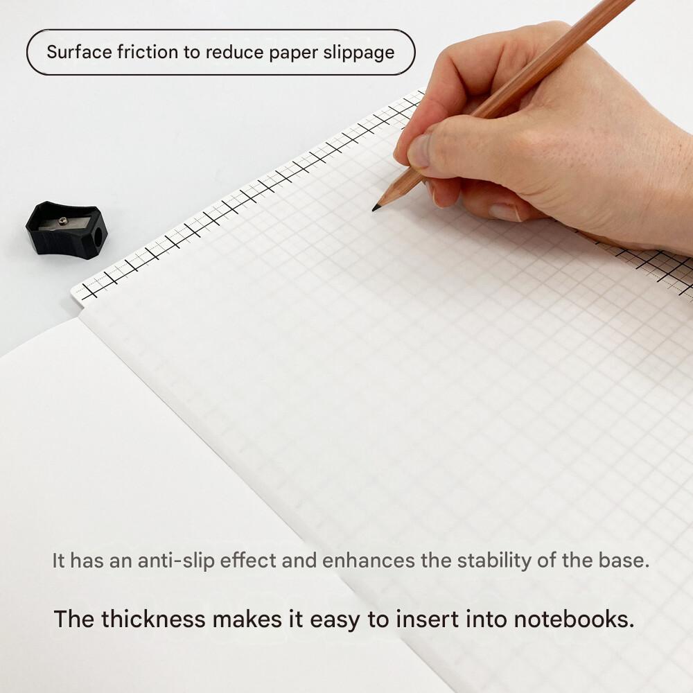 White Writing Mat Size A4+ (with Grid) | Kyoei Orions Kiwami