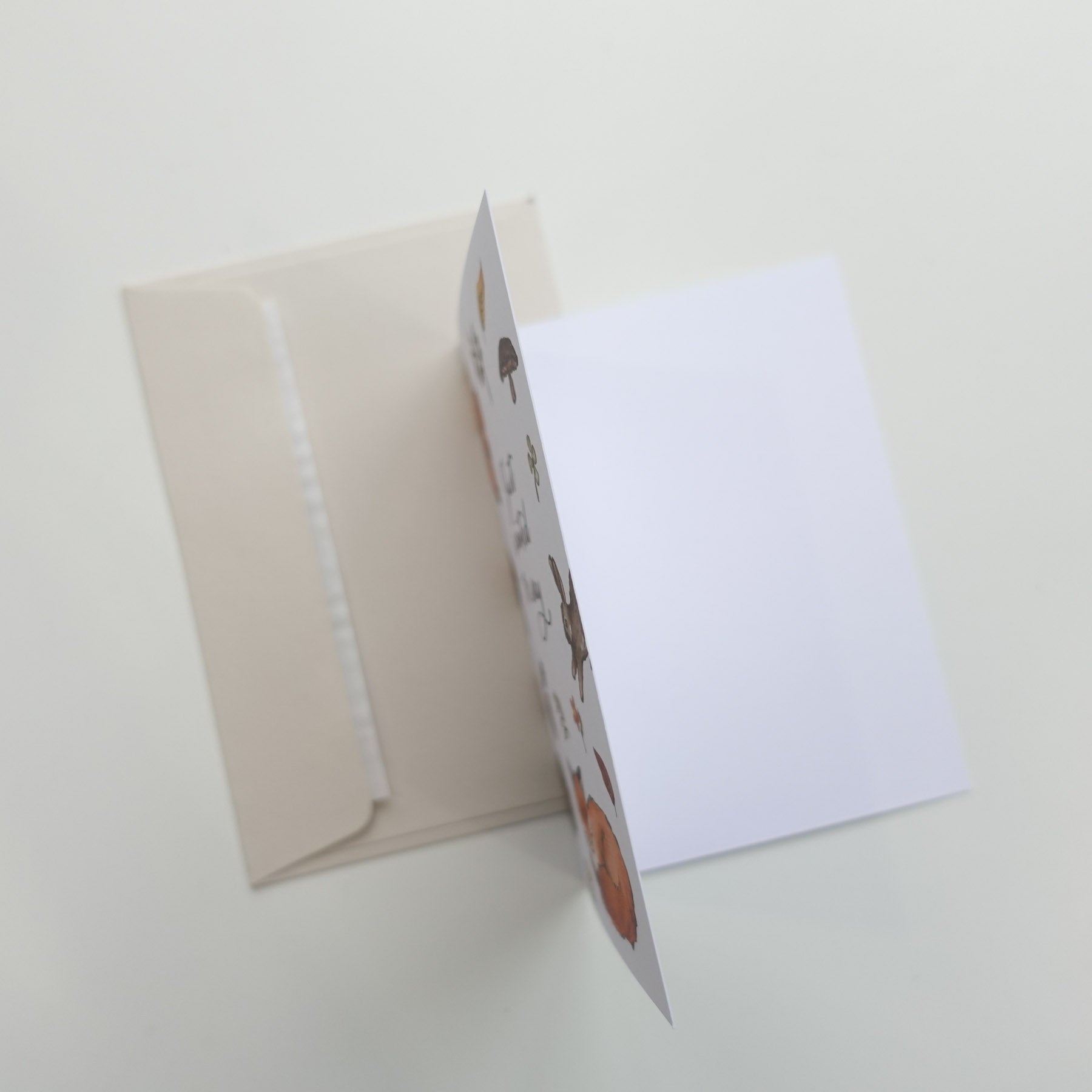 'Just wanted to say' Woodland Greeting Card