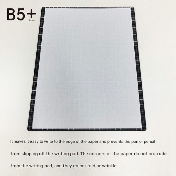 Black Writing Mat Size B5+ (with Grid) | Kyoei Orions Kiwami