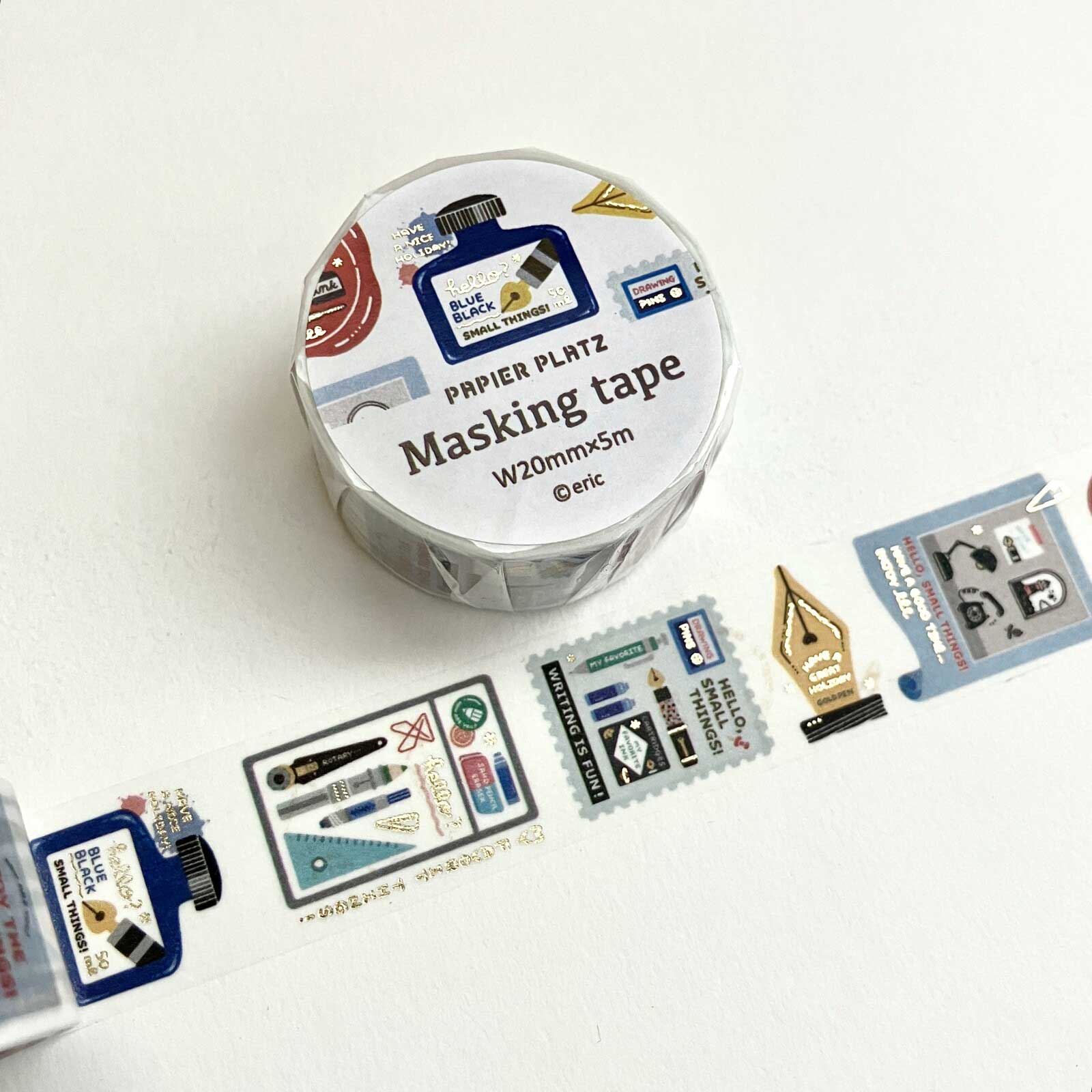 Writing Utensils | Washi Tape | Eric Small Things x Papier Platz