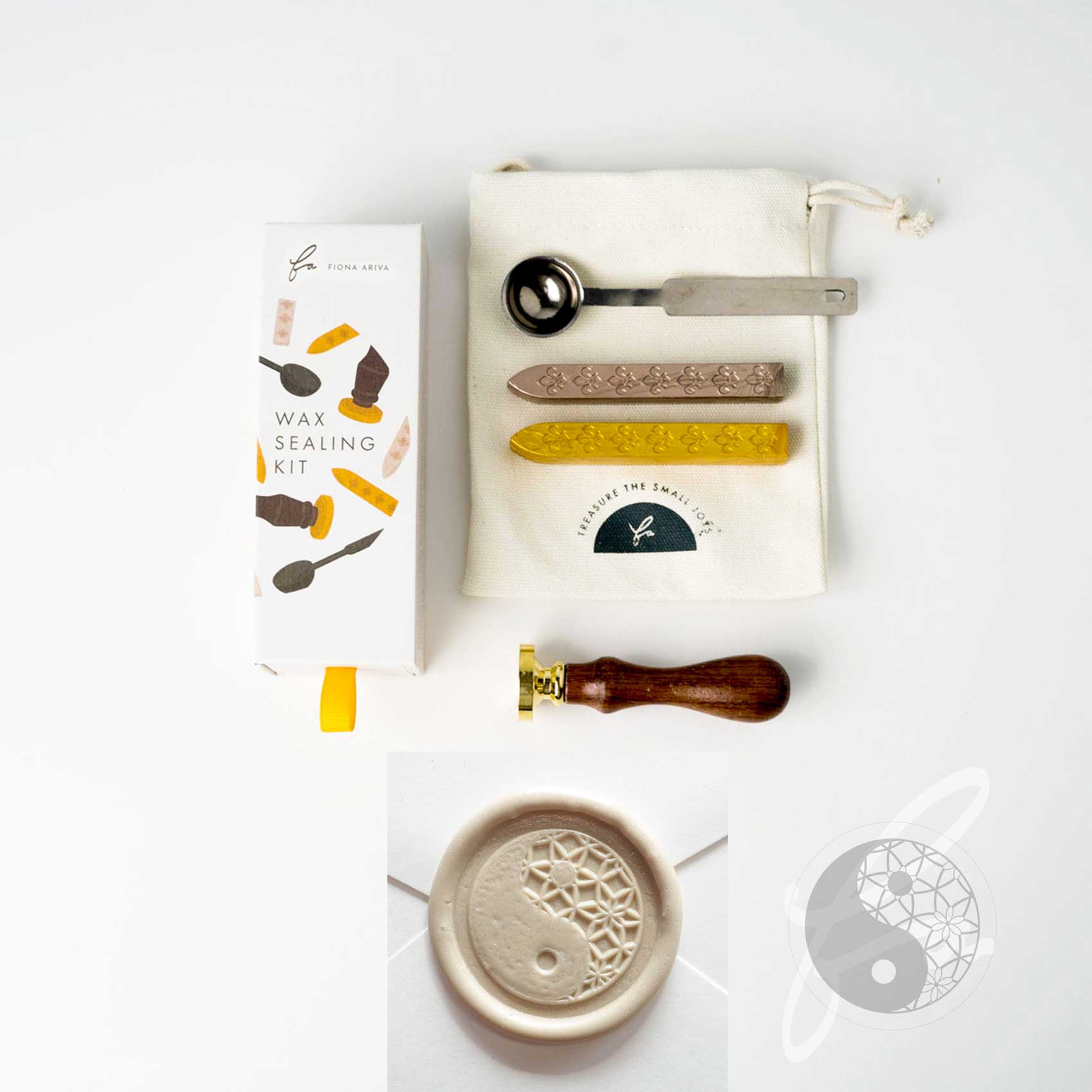 yin and yang wax sealing kit fiona ariva australia