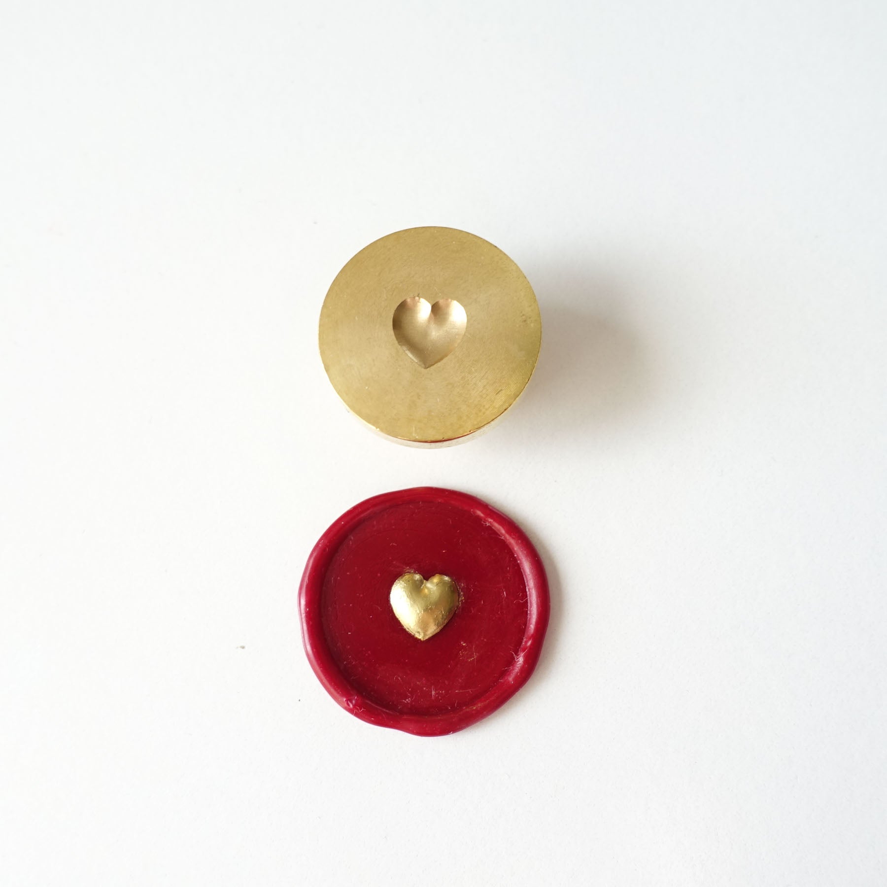 3d wax seal love heart red wax seal stamp fiona ariva australia