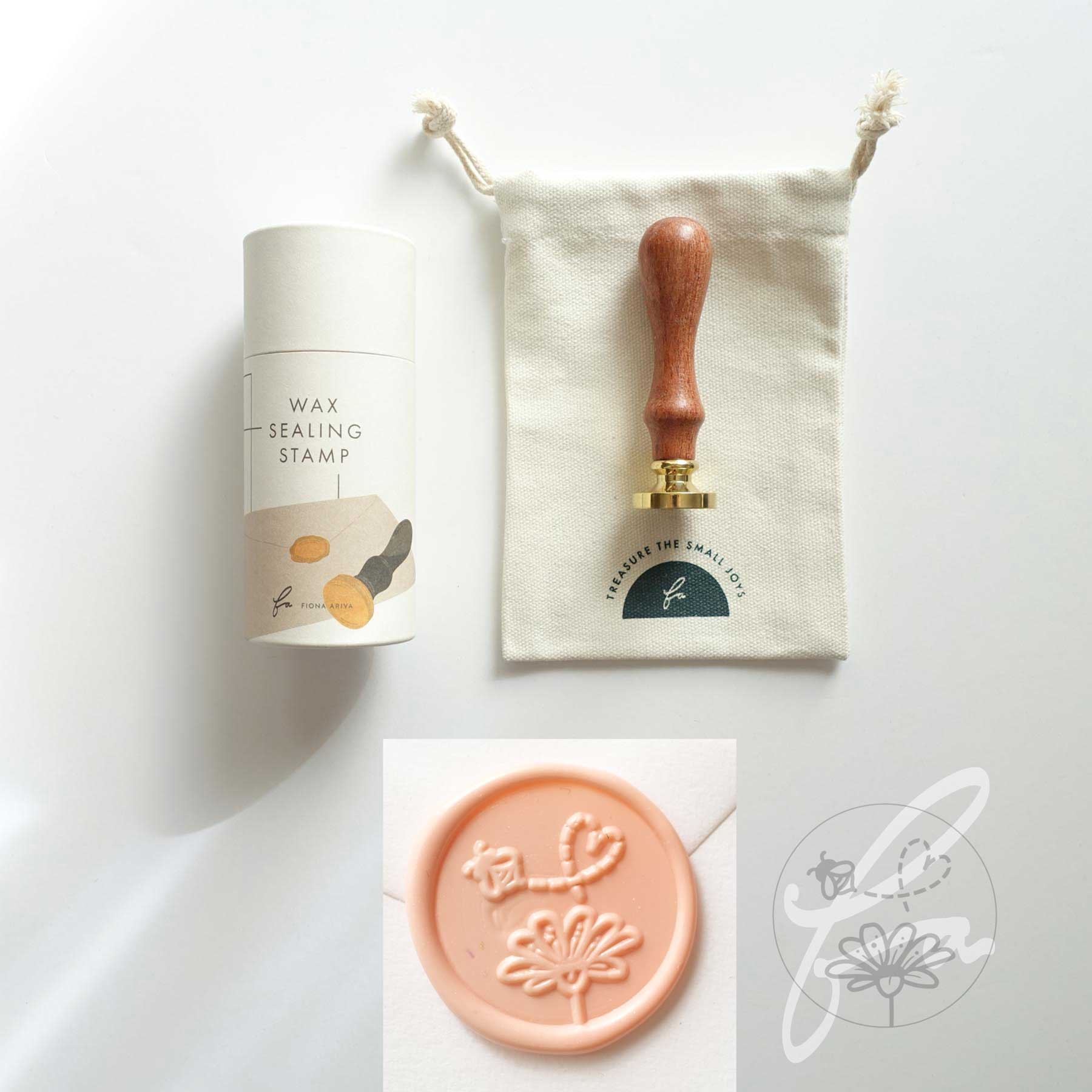 bee wax seal stamp australia fiona ariva