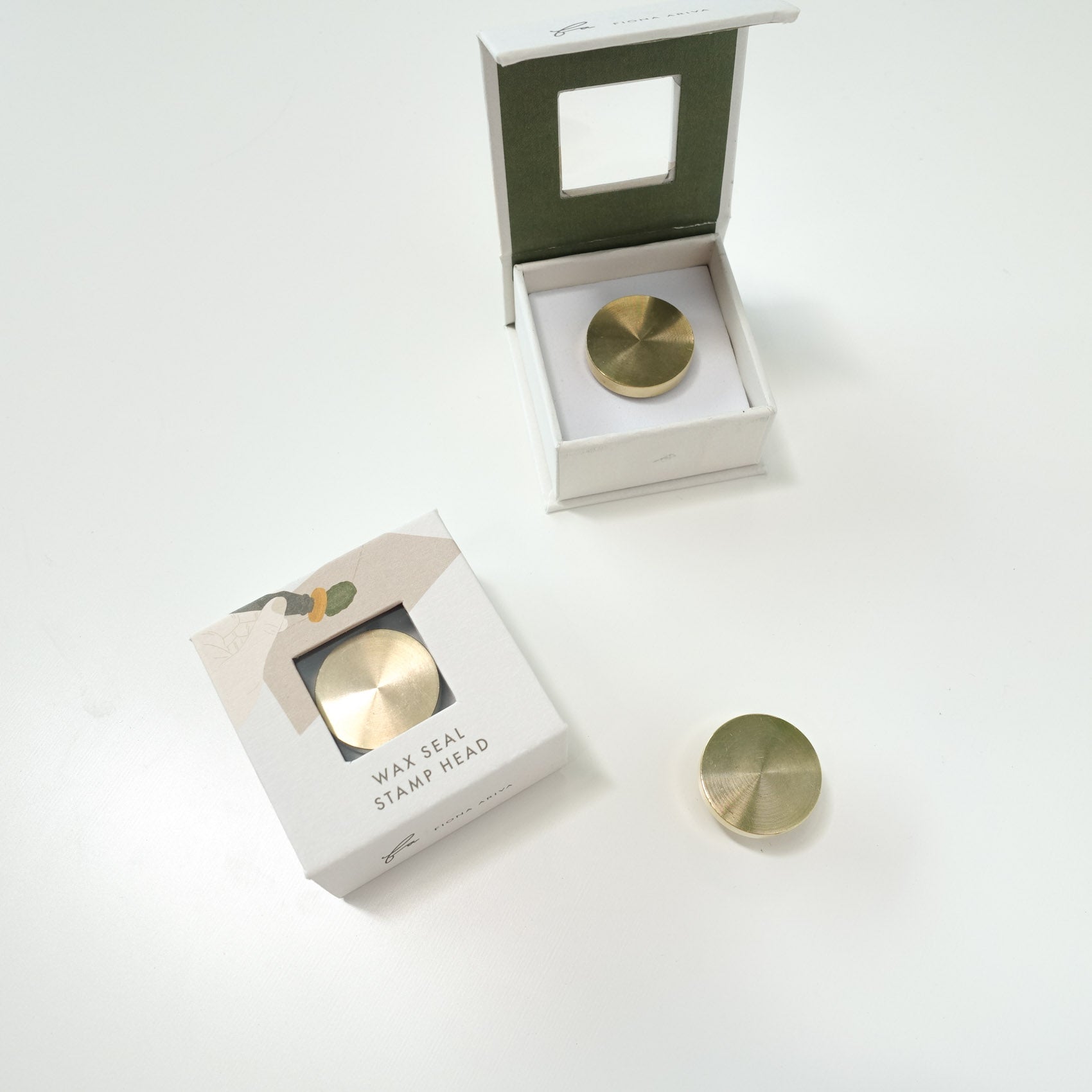 blank wax seal stamp head fiona ariva australia