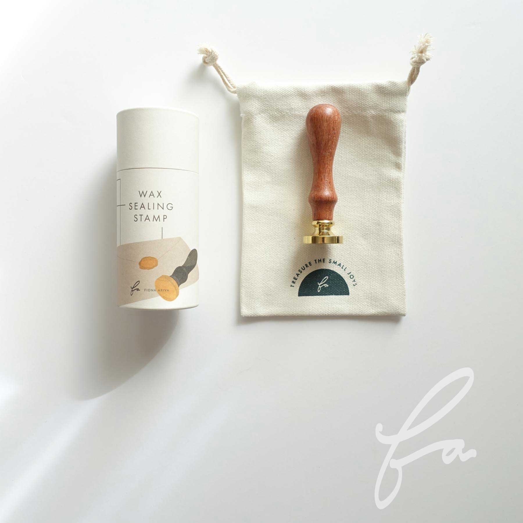 Blank wax seal stamp australia fiona ariva