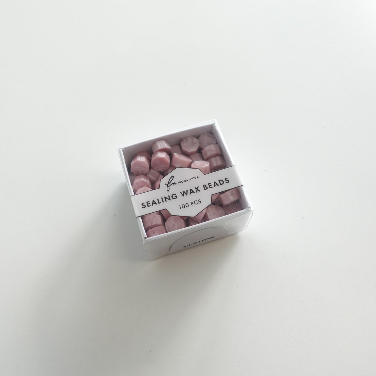 fiona ariva australia sealing wax seal beads light pale blush pink rose baby