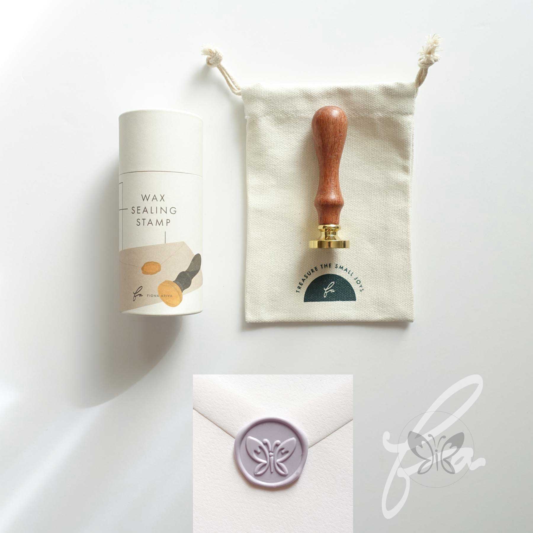 butterfly wax seal stamp fiona ariva australia