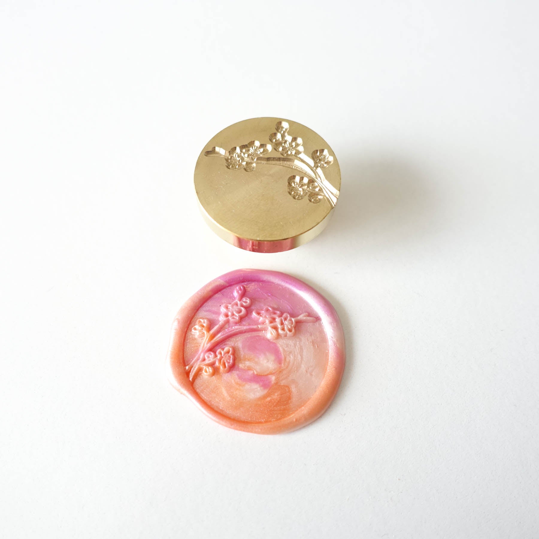 Cherry Blossom sakura wax seal stamp head fiona ariva australia