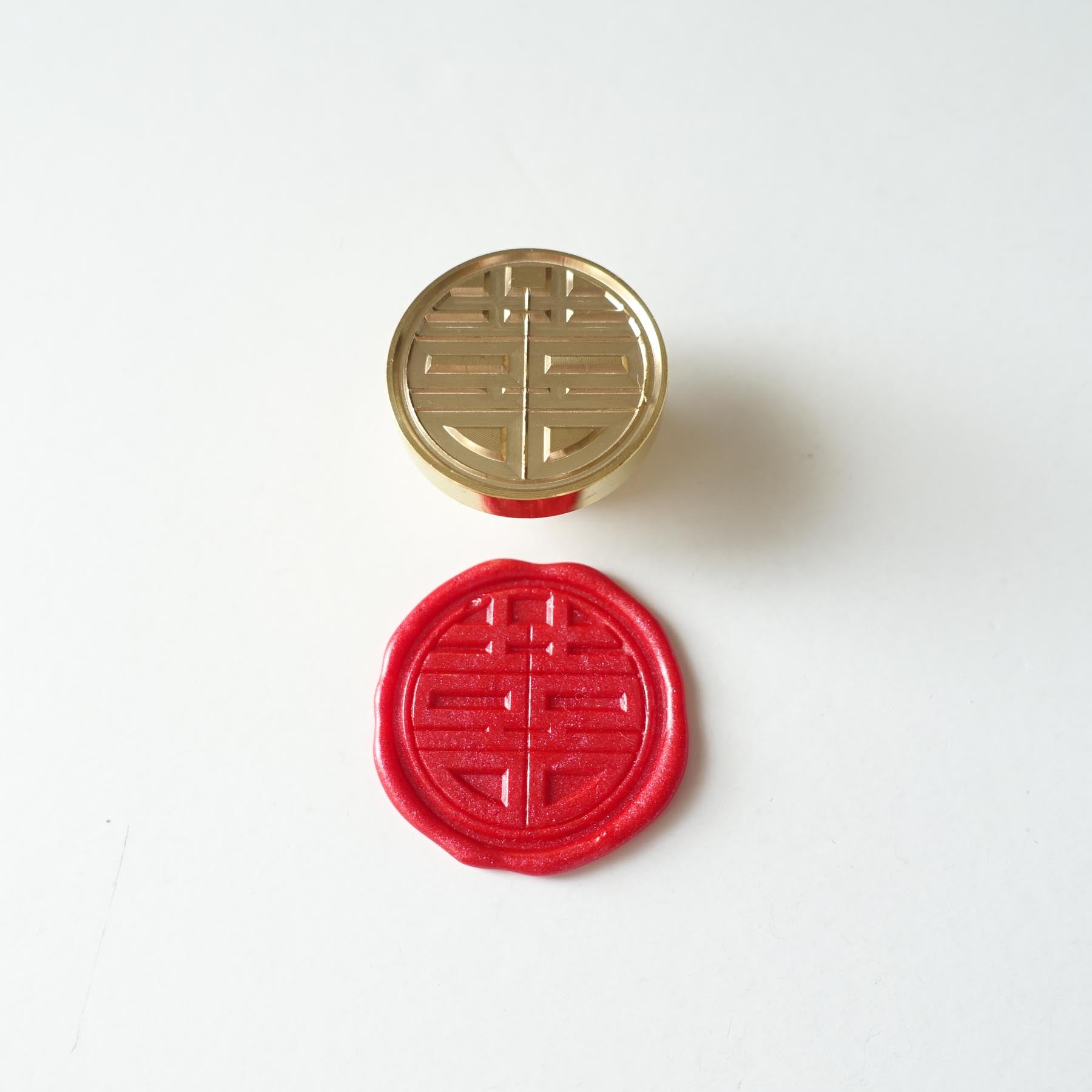 double happiness red wax seal stamp fiona ariva australia