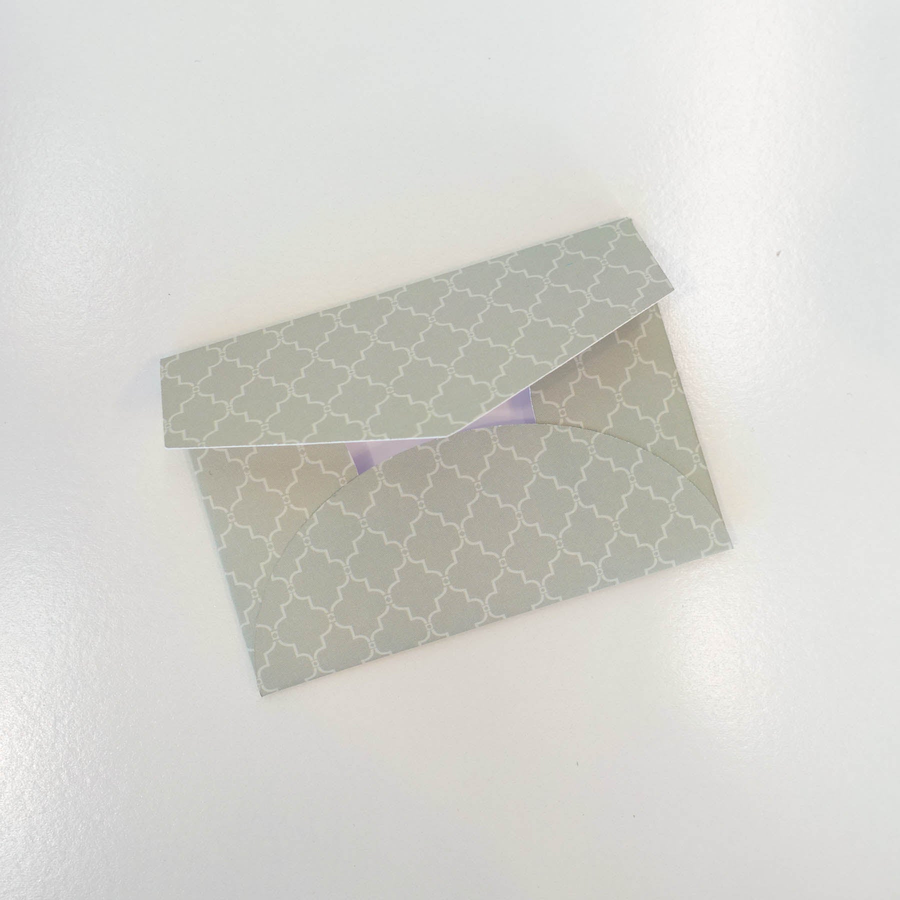 Curvy & Pointy Downloadable Envelope Template 163 x 70mm