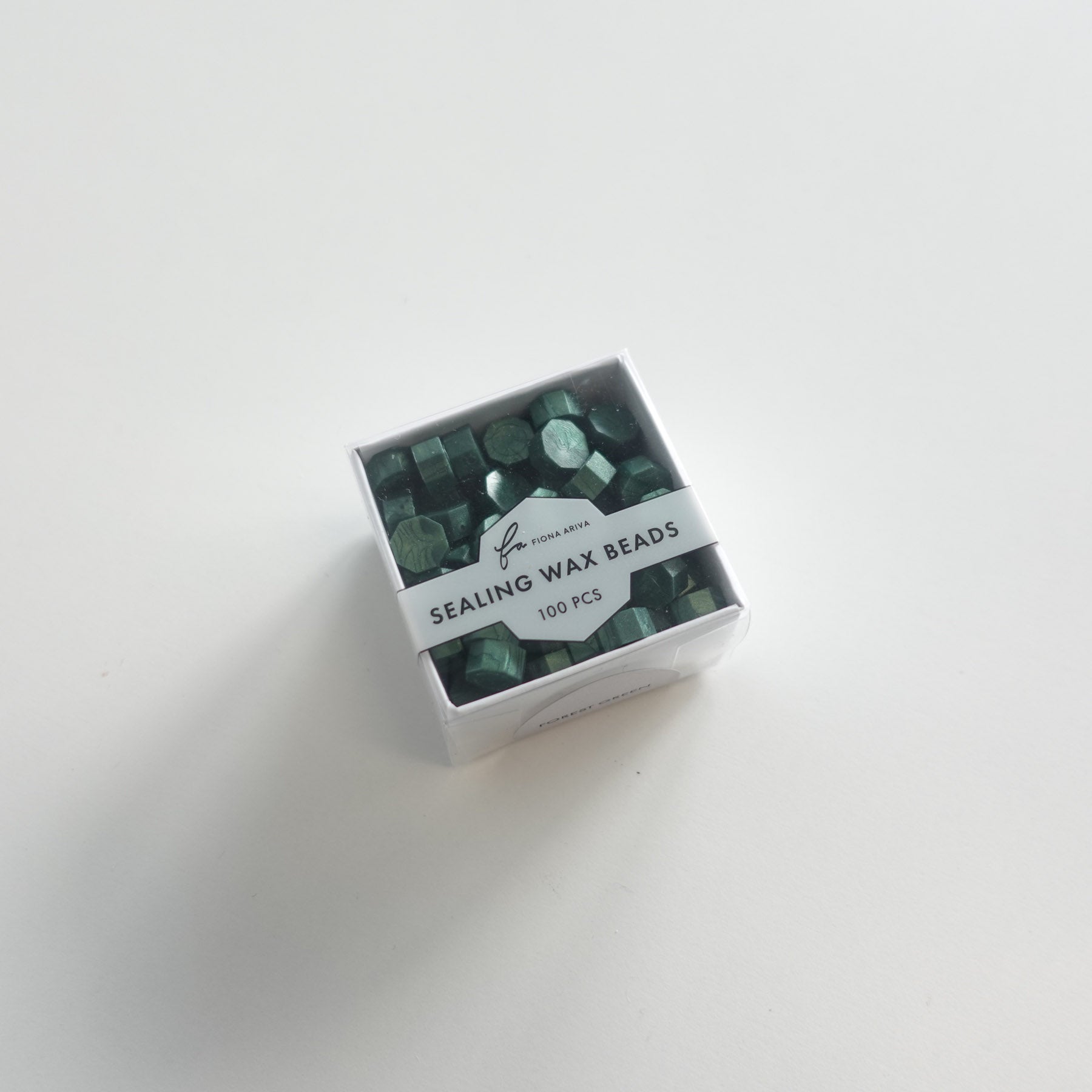 fiona ariva australia sealing wax seal beads forest dark green
