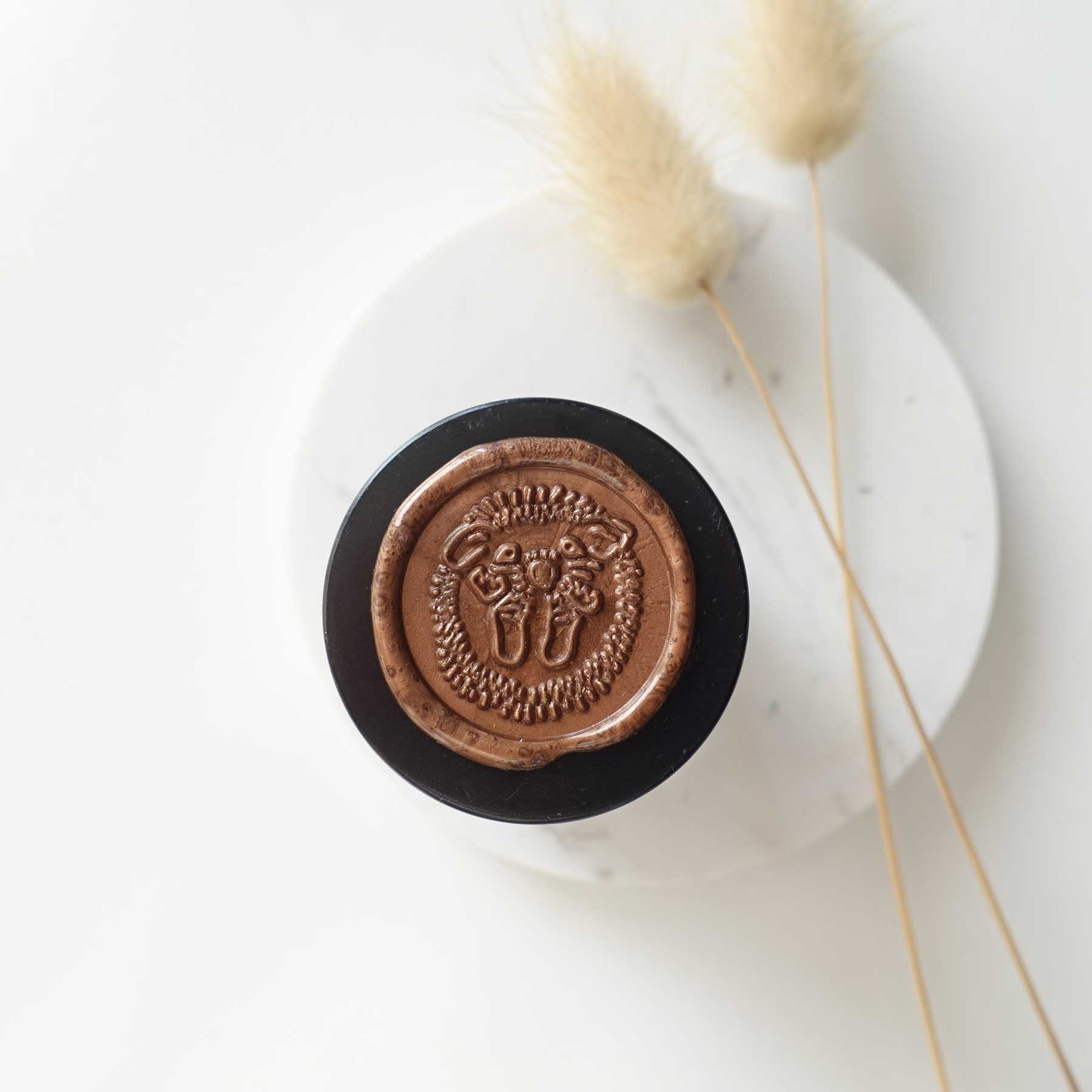 Hedgehog cute wax seal stamp fiona ariva australia