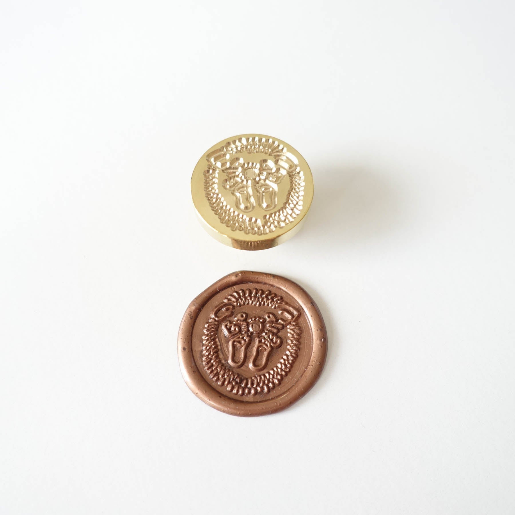 hedgehog wax seal stamp head fiona ariva australia